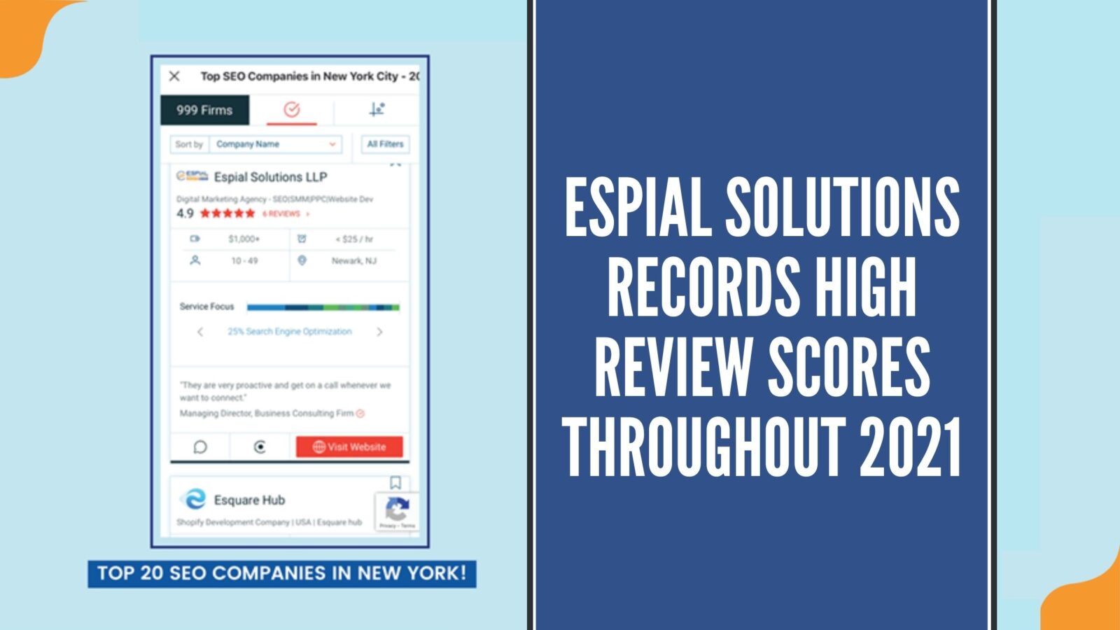 Espial Solutions Records High Review Scores Throughout 2021