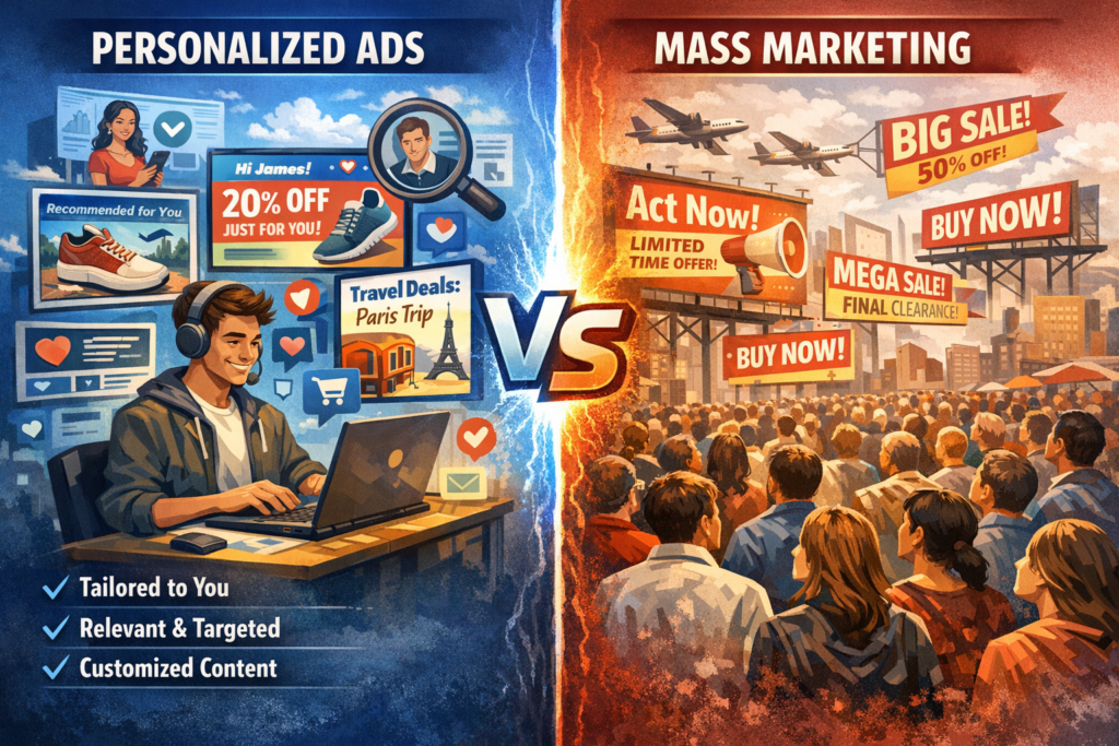 Personalized Ads vs Mass Marketing