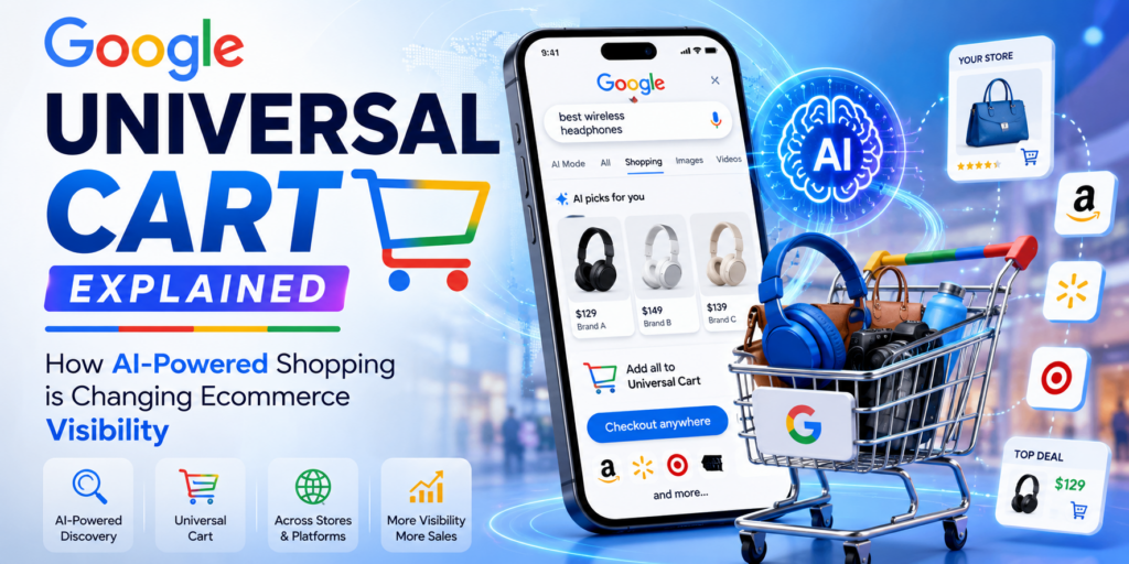 Google Universal Cart: AI Shopping and Product Visibility